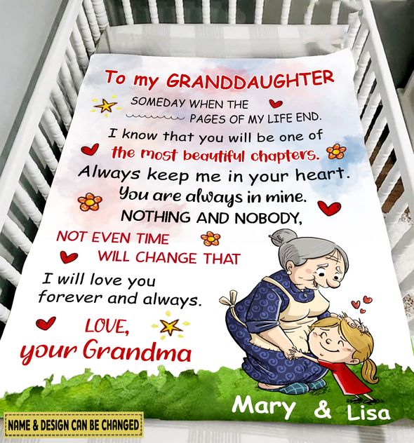 Gift For Granddaughter You Are Always In Mine Blanket - Nt - NN1403221