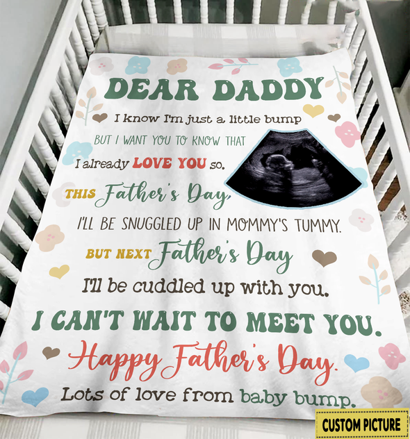 Personalized Gift For Future Daddy I Already Love You So Me Blanket - NT - NN0505223