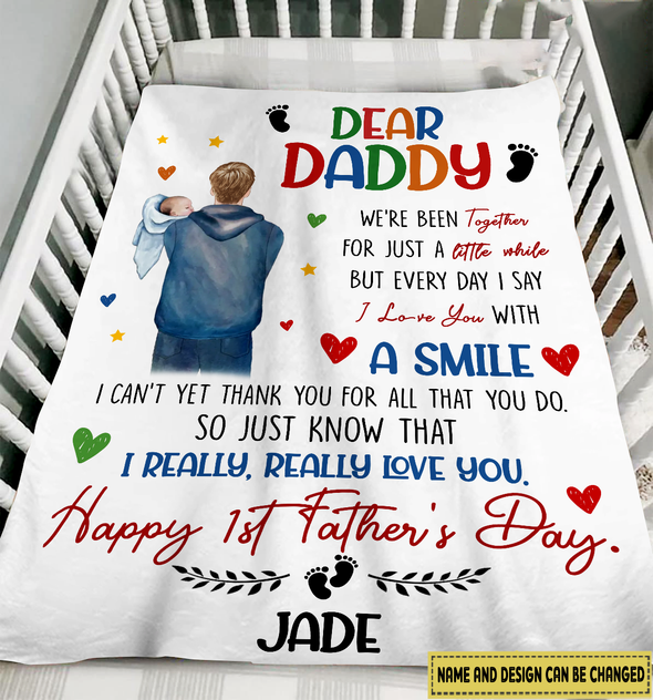 Gift For Daddy I Really, Really Love You Blanket - NT - NN1305226
