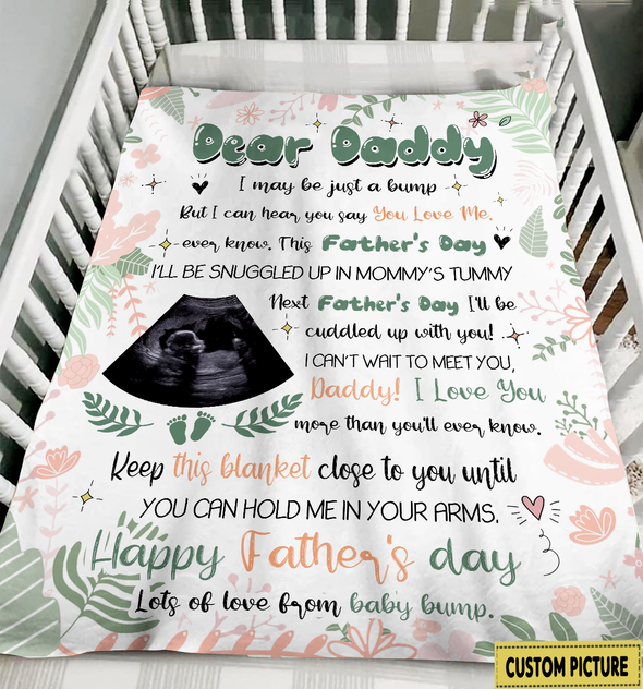 Personalized Gift For Future Daddy I Love You Blanket - NT - NN2505221