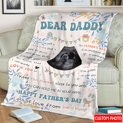 Personalized Gift For Future Daddy Happy Father's Day Blanket - NT - NN2604222