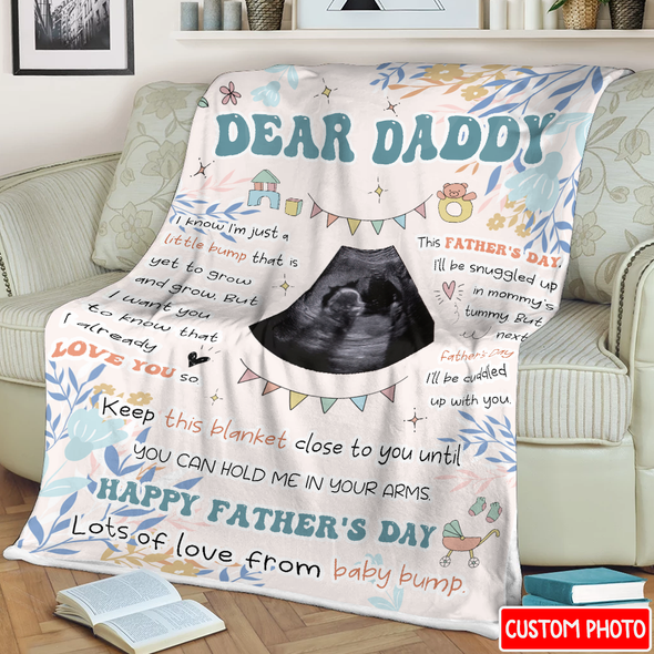 Personalized Gift For Future Daddy Happy Father's Day Blanket - NT - NN2604222