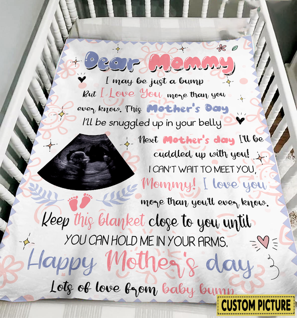 Personalized Gift For Future Mommy Next Mother's Day I'll Be Cuddled Up With You Blanket - NT - NN0604228