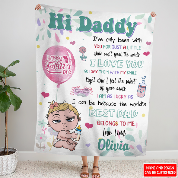 Gift For Daddy I Love You Blanket - NT - NN2004224