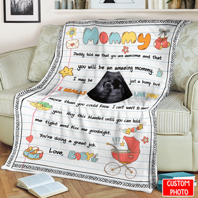 Personalized Gift For Future Mommy I Really Love You Blanket - NT - NN2403222