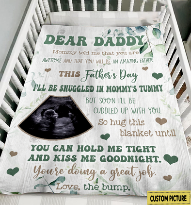Personalized Gift For Future Daddy You Are Going A Great Job Blanket - NT - NN2604221