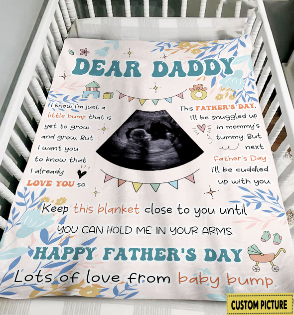 Personalized Gift For Future Daddy Happy Father's Day Blanket - NT - NN2604222