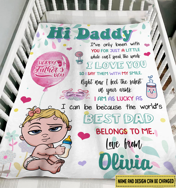Gift For Daddy I Love You Blanket - NT - NN2004224
