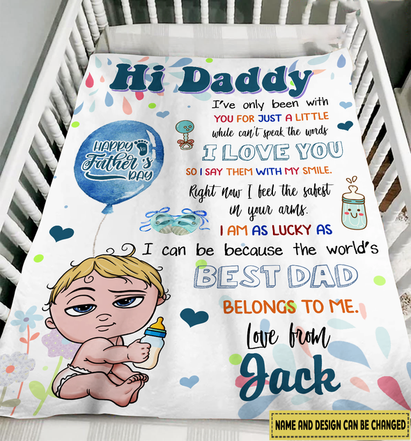 Gift For Daddy I Love You Blanket - NT - NN2004224.