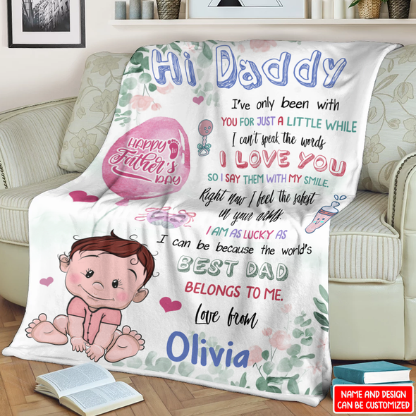 Gift For Mommy Right Now I Feel The Safest In Your Arm Blanket - NT - NN2504226