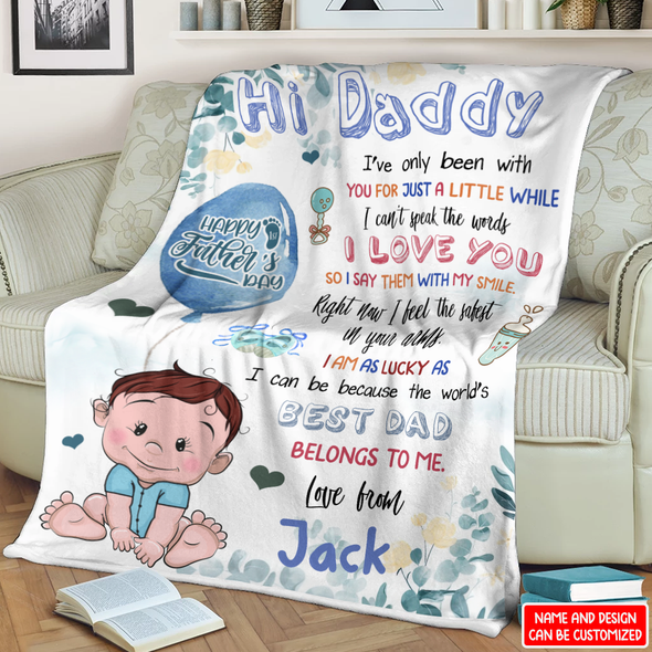 Gift For Mommy Right Now I Feel The Safest In Your Arm Blanket - NT - NN2504226