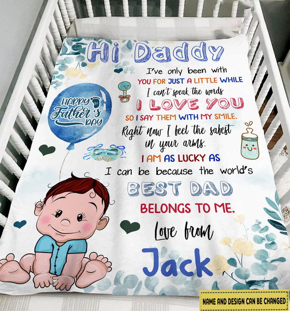 Gift For Mommy Right Now I Feel The Safest In Your Arm Blanket - NT - NN2504226