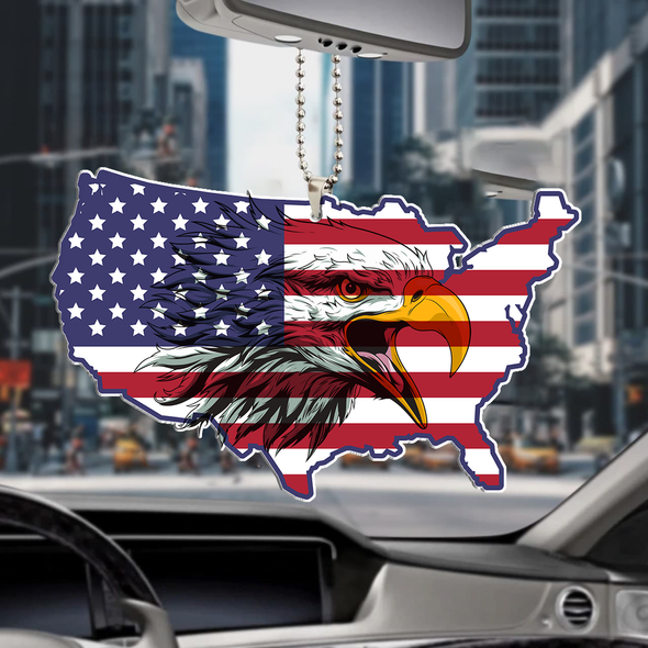 Eagle USA Car Ornament - NT - NN1106222