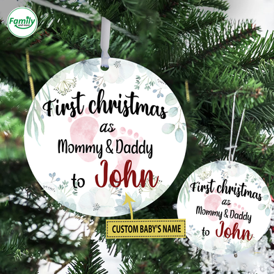 Gift For Daddy And Mommy Ornament - Nt