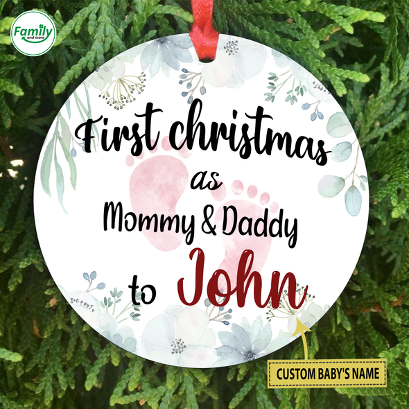 Gift For Daddy And Mommy Ornament - Nt