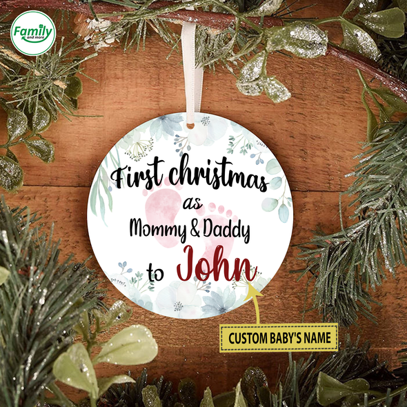Gift For Daddy And Mommy Ornament - Nt