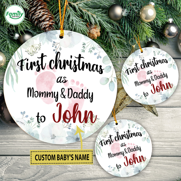 Gift For Daddy And Mommy Ornament - Nt
