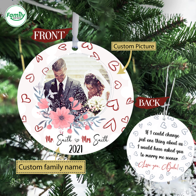 Personalized Gift For Couple 2021 Ornament - Nt