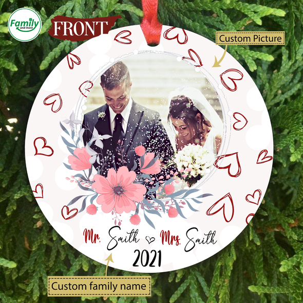 Personalized Gift For Couple 2021 Ornament - Nt