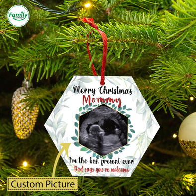 Personalized Gift For Mommy I'm The Best Present Ever Ornament - Nt