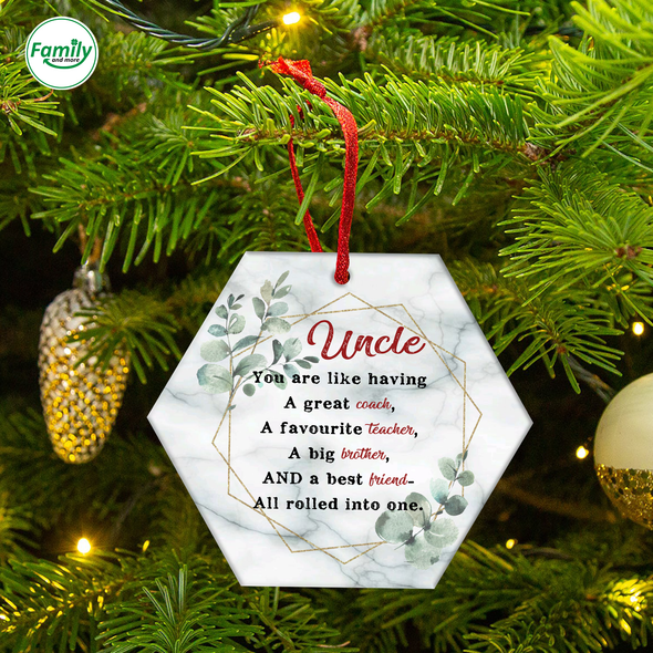 Gift For Uncle Ornament - Nt