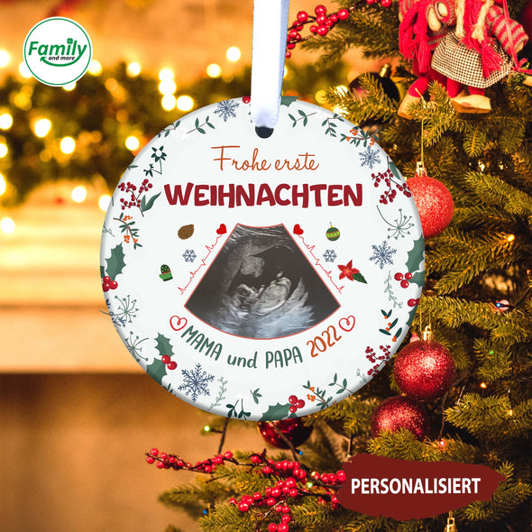 Geschenk für MaMa und PaPa Frohe erste Weihnachten 2022 Ornament_NT_HB1511229