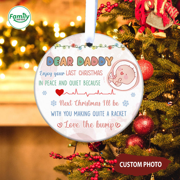Gift For Future Daddy Next Christmas I'll Be With You Making Quite A Racket_NT_HB1011226