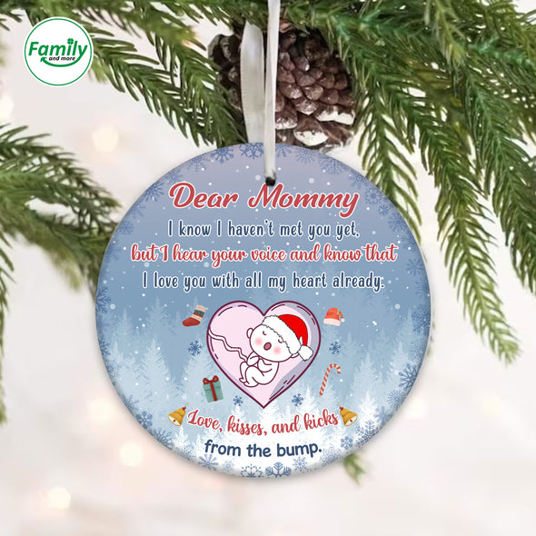 Personalized Gift For Mommy I Love You With All My Heart Already Ornament-NT-HB1010222