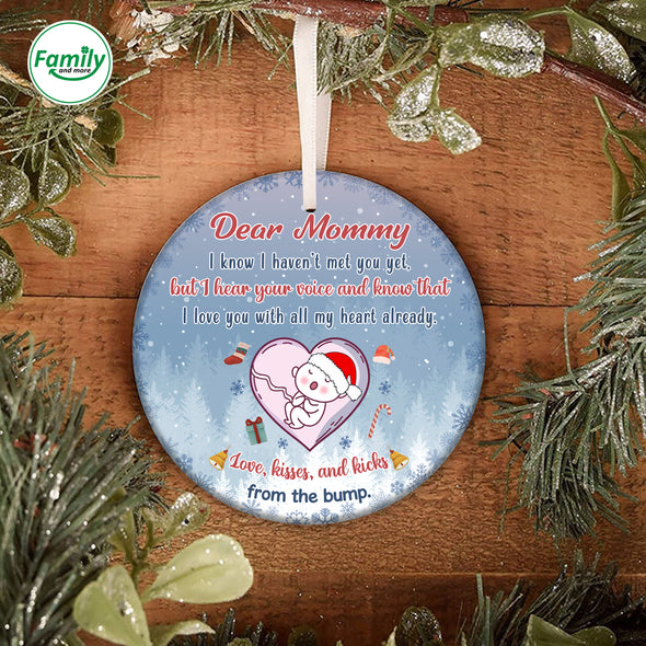 Personalized Gift For Mommy I Love You With All My Heart Already Ornament-NT-HB1010222