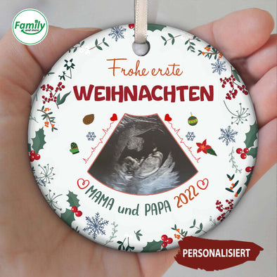 Geschenk für MaMa und PaPa Frohe erste Weihnachten 2022 Ornament_NT_HB1511229