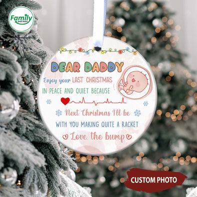 Gift For Future Daddy Next Christmas I'll Be With You Making Quite A Racket_NT_HB1011226
