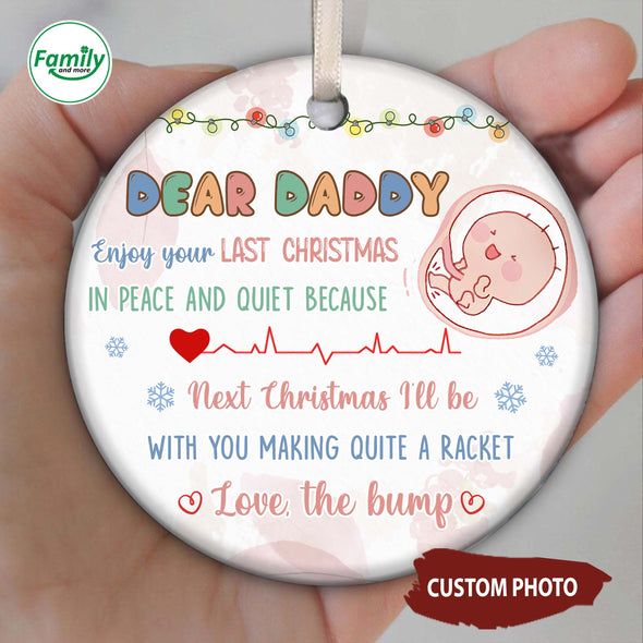 Gift For Future Daddy Next Christmas I'll Be With You Making Quite A Racket_NT_HB1011226