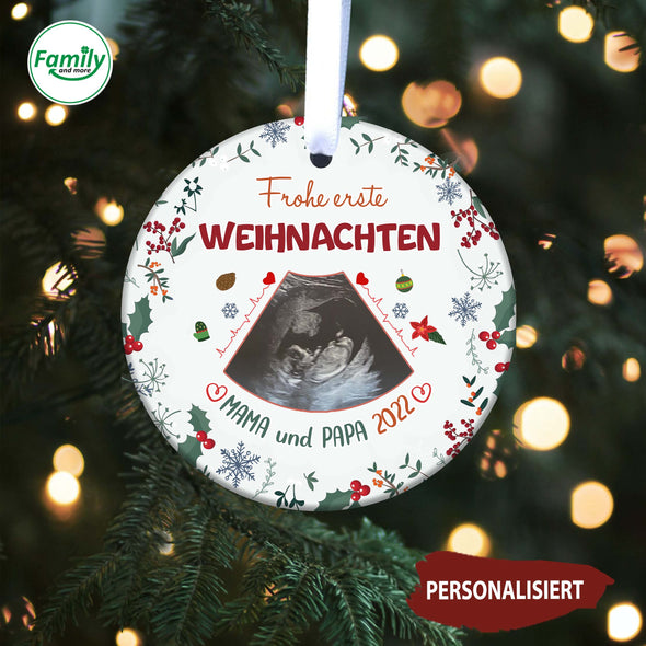 Geschenk für MaMa und PaPa Frohe erste Weihnachten 2022 Ornament_NT_HB1511229