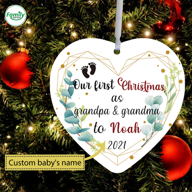 Gift For Future Grandparent Our First Christmas Ornament - NT - NN.21.09.29.1