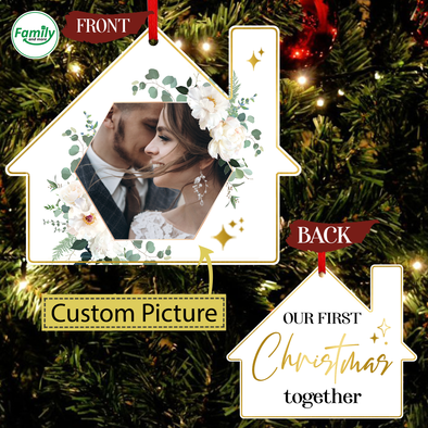 Personalized Gift For Couple Our First Christmas Together Ornament - Nt