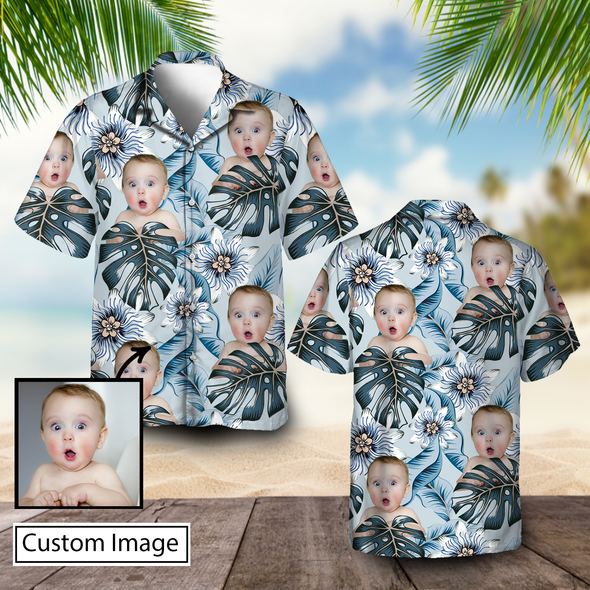 Customized Baby's Face Hawaiian Shirt - NT-NN2906221