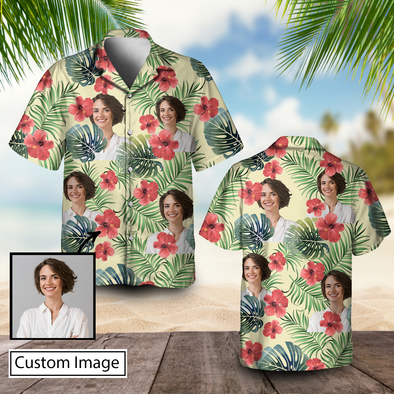 Customized Woman's Face Hawaiian Shirt - NT-NN2707221