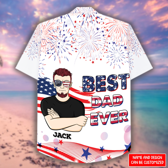 Best Dad Ever Hawaiian Shirt - PP - NN0106225