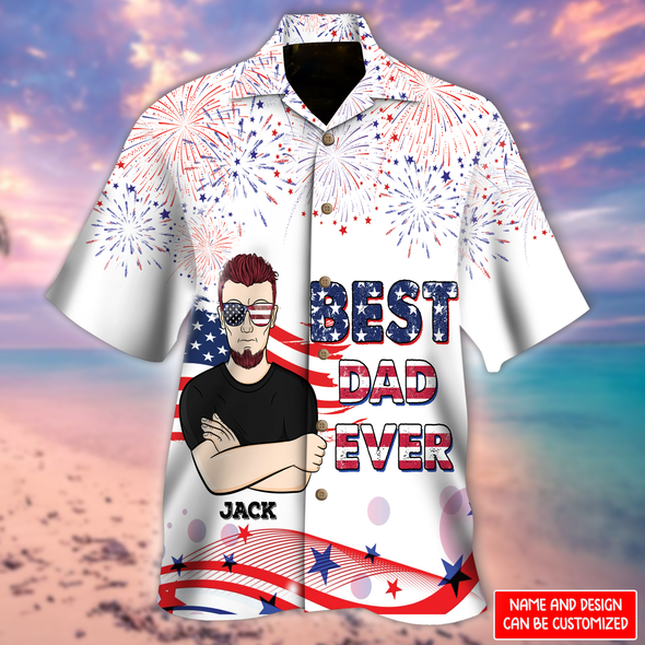 Best Dad Ever Hawaiian Shirt - PP - NN0106225