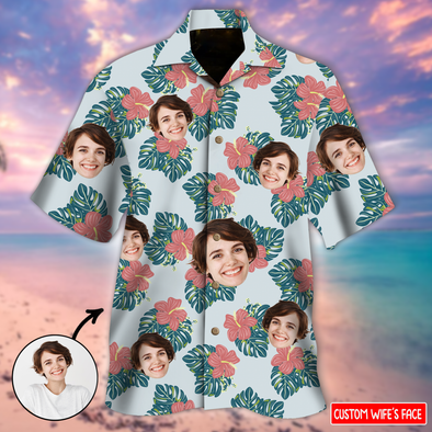 Beautiful Tropical Seamless Pattern With Flowers And Leaves Hawaiian Shirt - NT - NN1603225