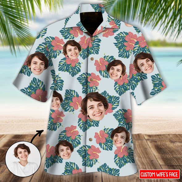 Beautiful Tropical Seamless Pattern With Flowers And Leaves Hawaiian Shirt - NT - NN1603225