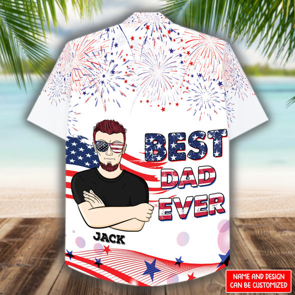 Best Dad Ever Hawaiian Shirt - PP - NN0106225