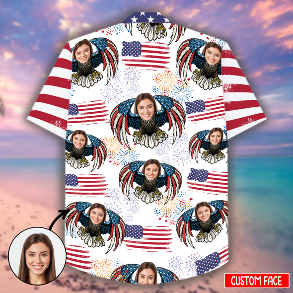 4th of July US Independence Day Hawaiian Shirt For Men Women - NT - NN0106222