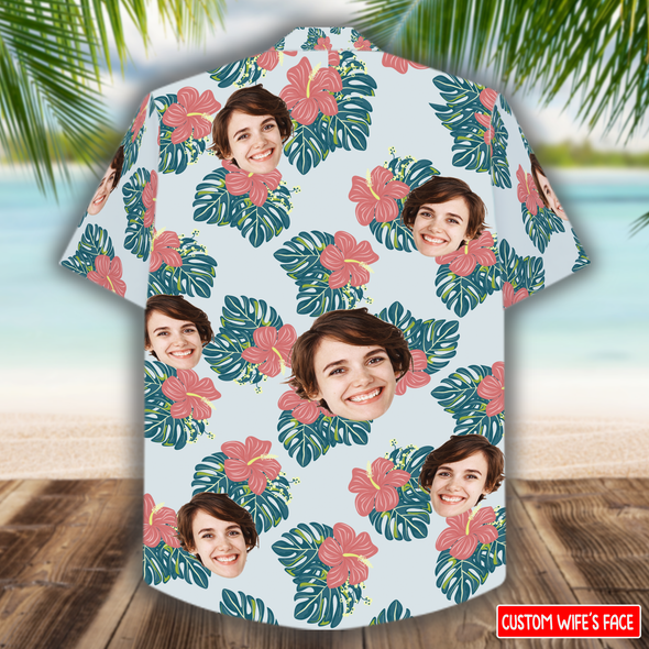 Beautiful Tropical Seamless Pattern With Flowers And Leaves Hawaiian Shirt - NT - NN1603225