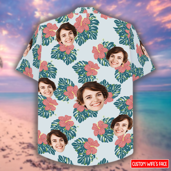 Beautiful Tropical Seamless Pattern With Flowers And Leaves Hawaiian Shirt - NT - NN1603225