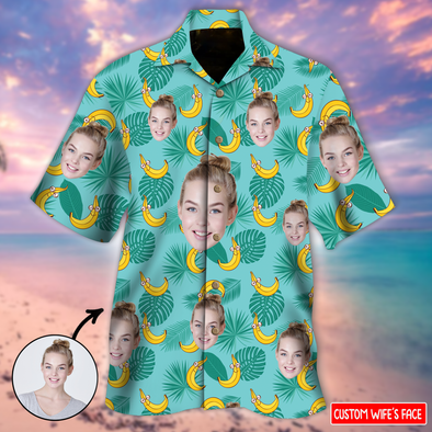 Custom Hawaiian Shirt With Wife's Face - NT - NN1103226