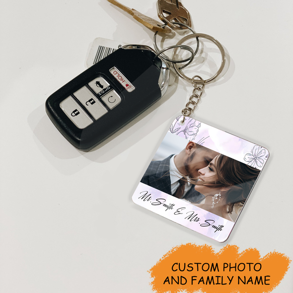 Personalized Gift For Our First Christmas In Our New Home 2021 Keychain - Nt