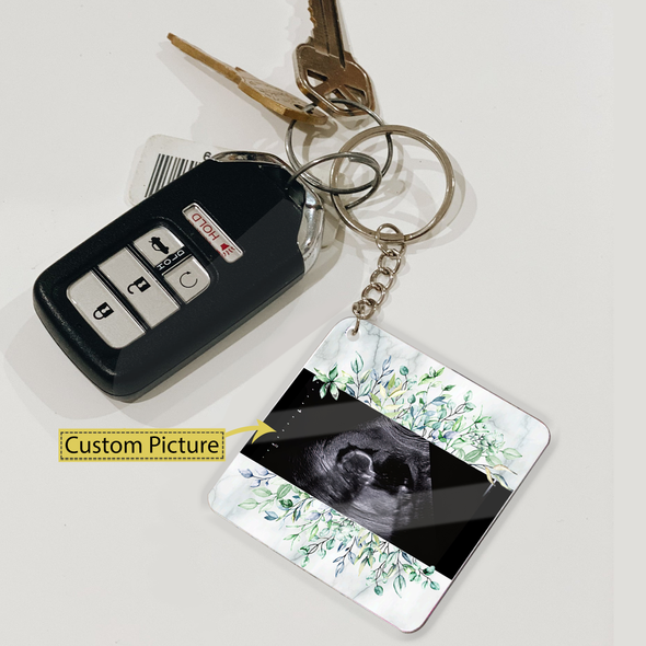 Personalized Gift For Future Mommy First Christmas 2021 Keychain - Nt - NN0110213