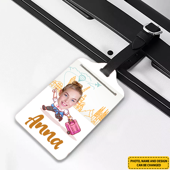 Travel Girl Luggage Tag - NT - NN2106222