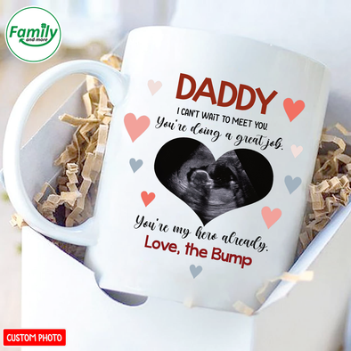 Personalized Gift For Future Daddy I Can't Wait To Meet You Mugs - NT - NN2101224
